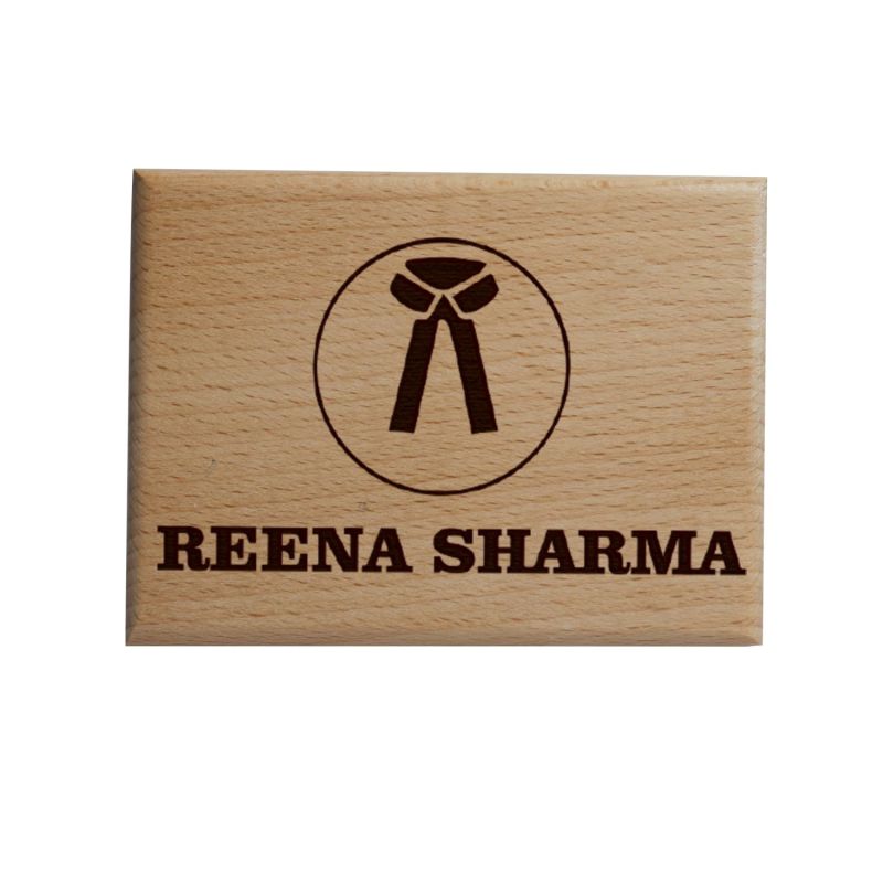 Personalized Name Wooden Plaque For Office Desk Table Decor | Customized With Logo & Name | Advocate Name Plate for Table |