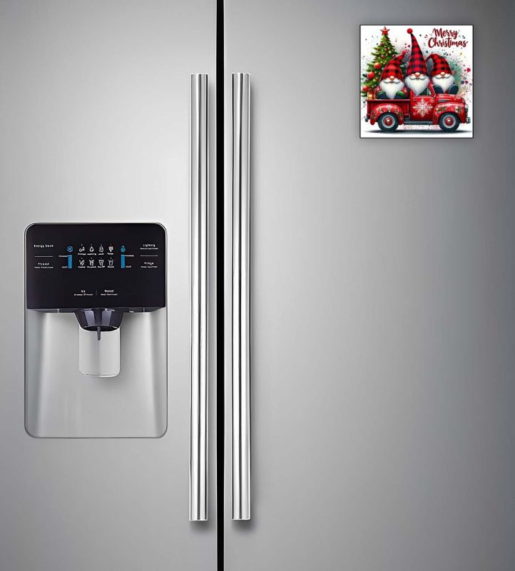 Merry Christmas Fridge Magnet with Santa Claus Magnets for Kitchen ...