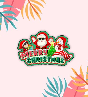 Christmas Fridge Magnet for Refrigerator Door Decor Magnet | Christmas Home Decor Items | Festival Decor