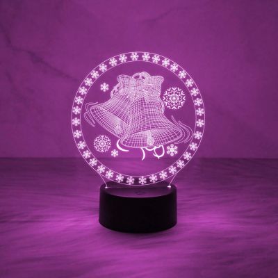 Christmas Bell Night Lamp Christmas Nightlight Festival Decoration Bedroom Bedside Lamp