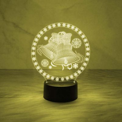 Christmas Bell Night Lamp Christmas Nightlight Festival Decoration Bedroom Bedside Lamp