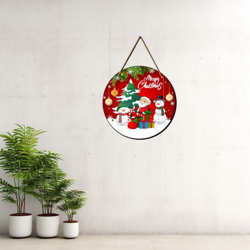 Merry Christmas Wall Hanging | Christmas Home Decor | Door Hanger