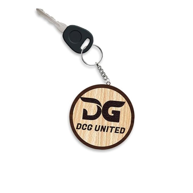Personalized Wooden Keychain For Bike Car Scooty | Customized With Name & Logo