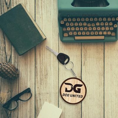Personalized Wooden Keychain For Bike Car Scooty | Customized With Name & Logo