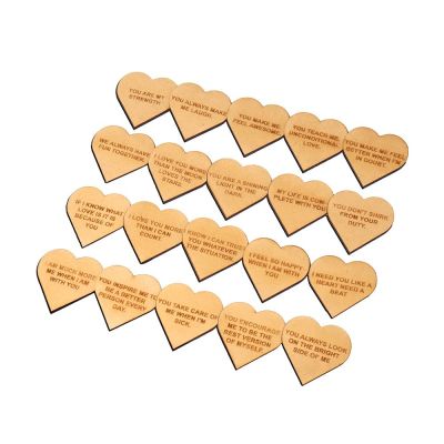 20 Reasons Why I Need You Wooden Message Box