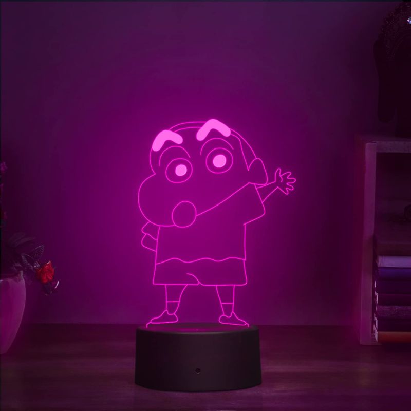 Led Night Light Cartoon shinchan741 Acrylic lamp 7 Color Changing Light Home Decor lamp