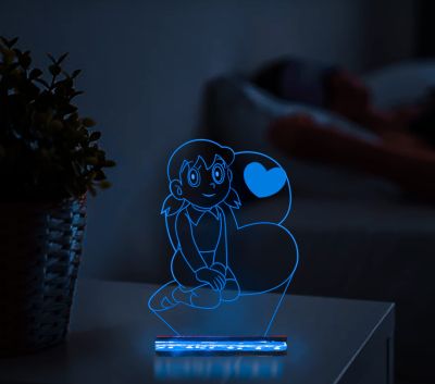 3D Illusion Suzuka Night lamp for Kids Room Decor Light 16 Color Changing Light with Remote Control