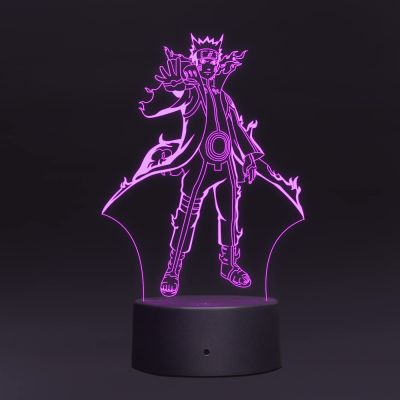 NaturoHokage356 Acrylic led Night lamp with 7 Color Changing Light and Remote Control