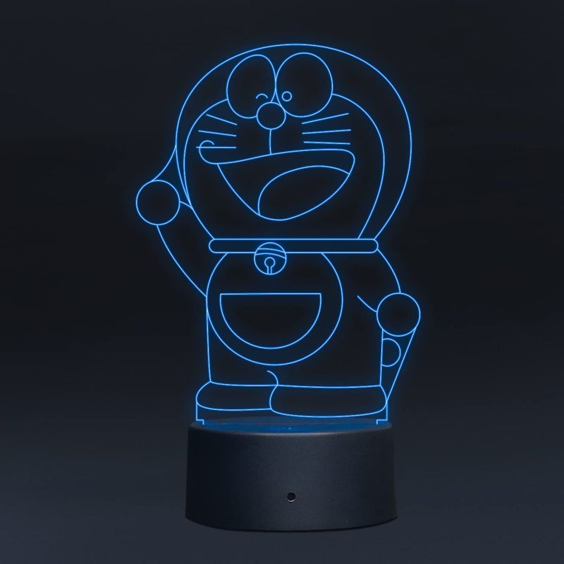 doraemon652 Night lamp for Kids Bedroom 7 Color Changing Light with Remote Control
