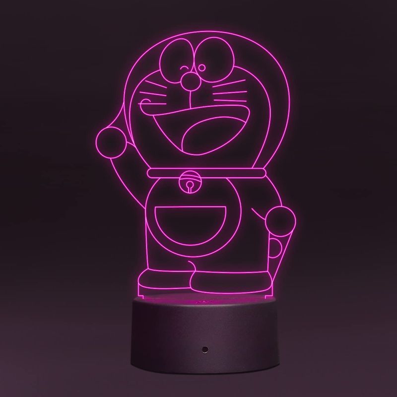 doraemon652 Night lamp for Kids Bedroom 7 Color Changing Light with Remote Control