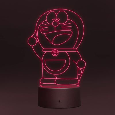 doraemon652 Night lamp for Kids Bedroom 7 Color Changing Light with Remote Control