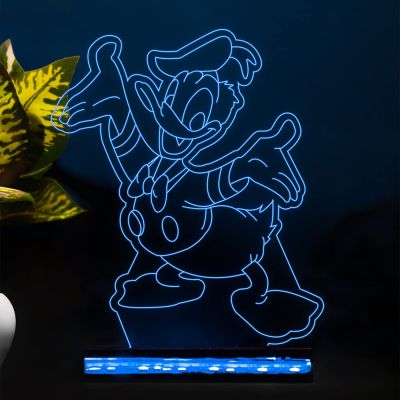 3D Illusion Cartoon Night Lamp with 16 Color Changing Light with Remote Contro