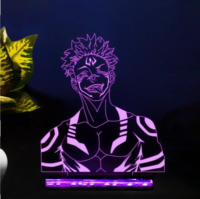 Acrylic Anime Night LED Lamp For Home Decoration & Gifting 16 Color Changing Light With Remote
