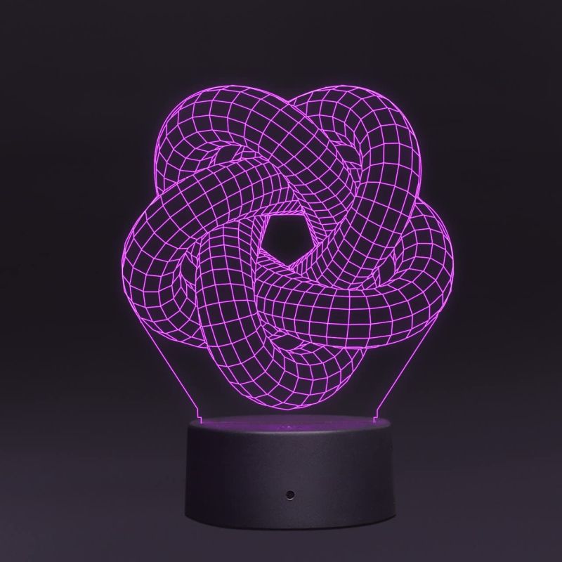 3D Illusion Led Night lamp for Home Decor Light 7 Color Changing Light with Remote