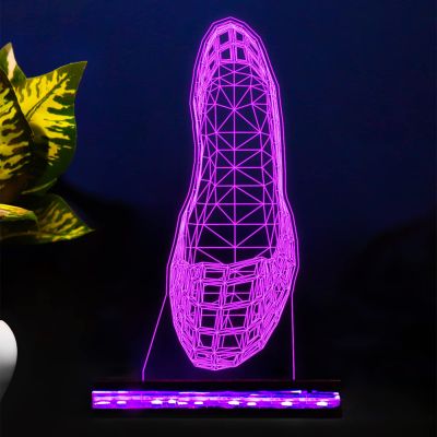 high Heel 3D Illusion Night lamp 16 Color Change led with Remote Control