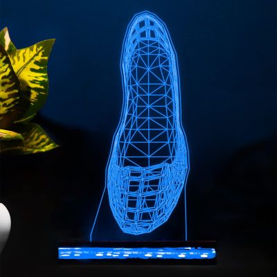 high Heel 3D Illusion Night lamp 16 Color Change led with Remote Control