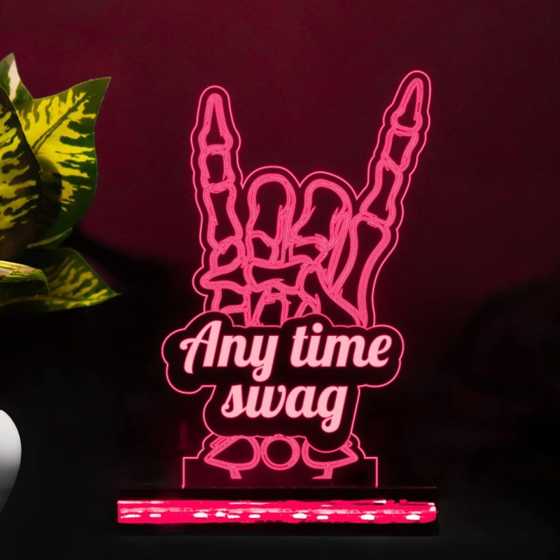 Any time Swag Night lamp for Home Decor