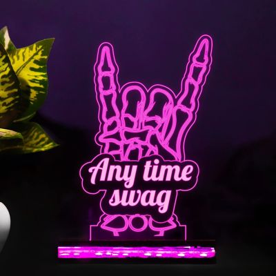 Any time Swag Night lamp for Home Decor