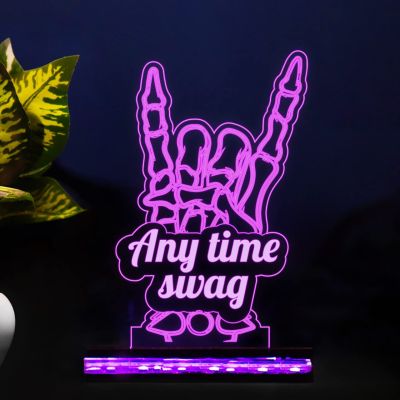 Any time Swag Night lamp for Home Decor