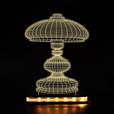 3D Illusion Led Night Lamp Home deoration Light