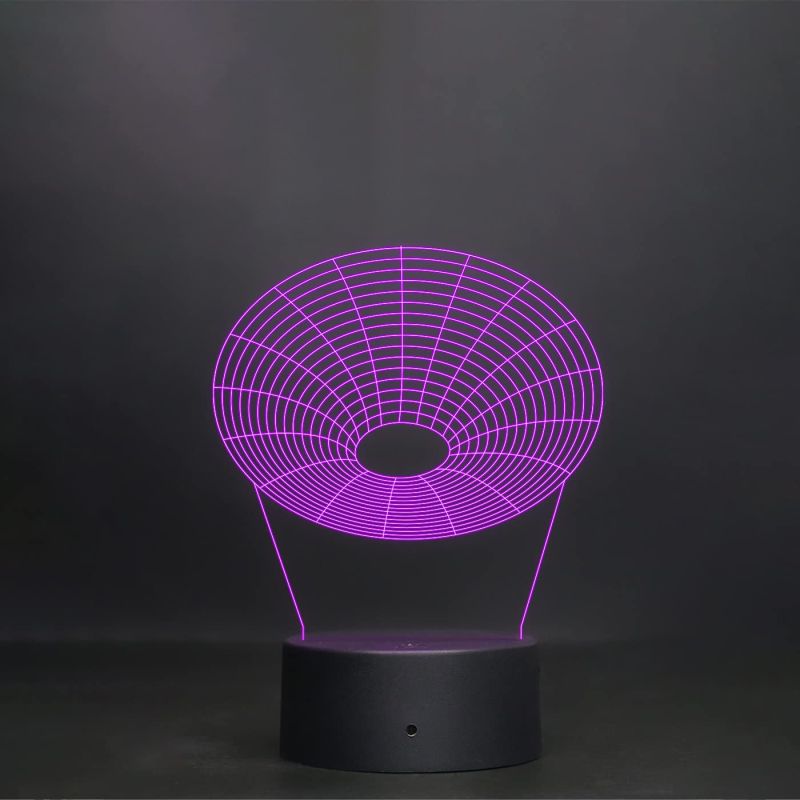 3D Illusion Wireframe Shape Night lamp