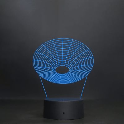3D Illusion Wireframe Shape Night lamp