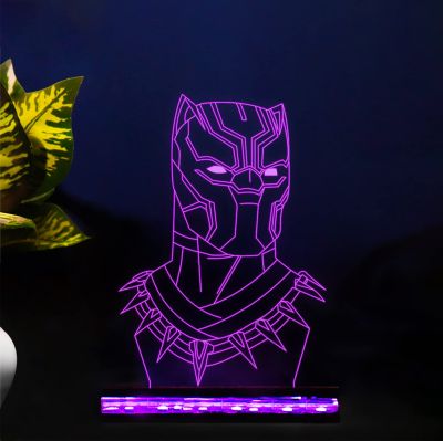 BlackPanther785 3D Led Night Light 16 Color Changing Light with Remote Control Desk Table lamp Light