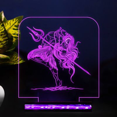 Shiv shambhu 3D Illusion lamp 16 Color Changing Light with Remote Control