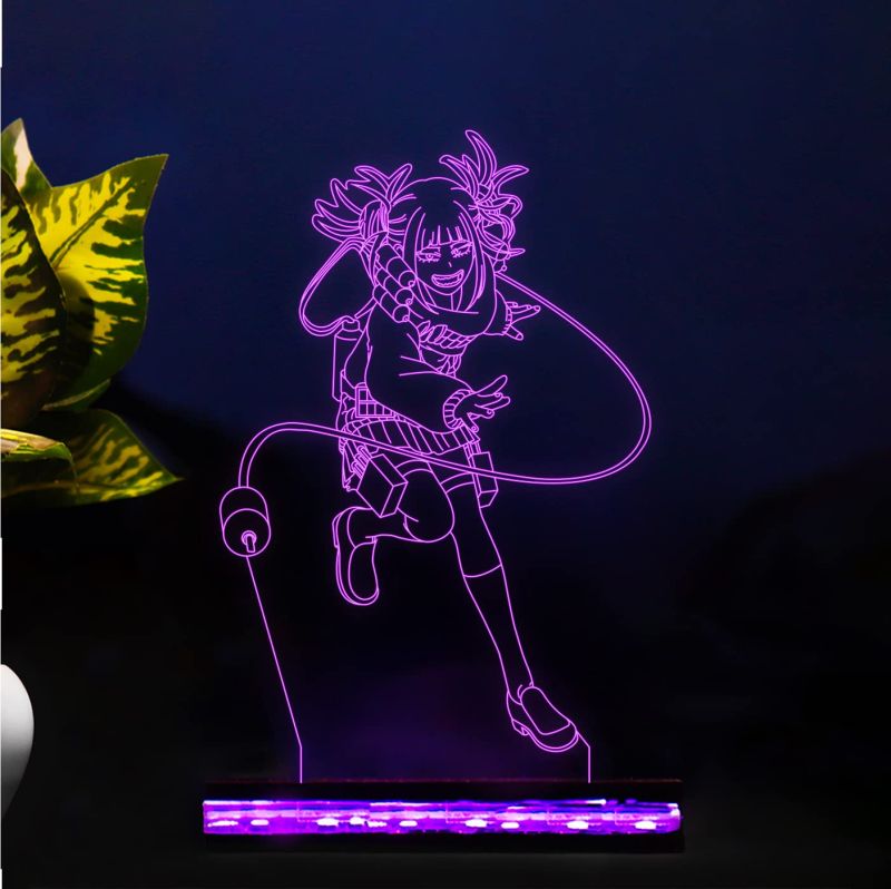 3D Led Night lamp My Hero Academia himiko togo452 Anime lamp