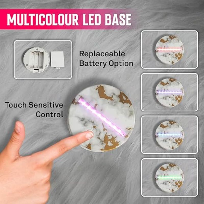 D Illusion Krishna Led Night Lamp with Multicolored Light