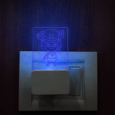 3D Illusion One Piece TonyTonyChopper236 Night Light 7 Color Changing Plug lamp