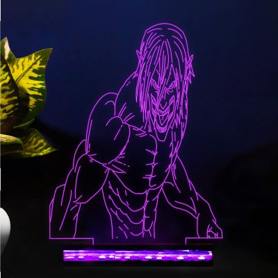 Led Night Light titanErenyeager789 Acrylic lamp for Bedroom Decor Light 16 Color Changing Light with Remote Control