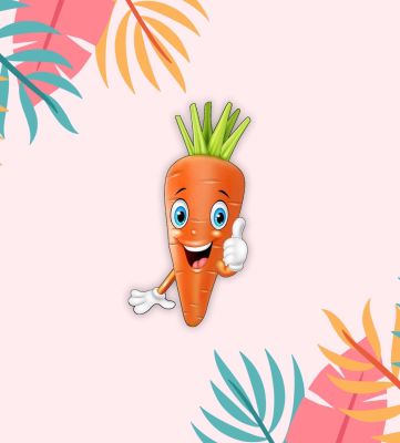 Vegetables Wooden Fridge Magnet Home and Kitchen Refrigerator Decoration Gift Items   School Whiteboard Magnet Stickers  Cute Fridge Magnet (Carrot)