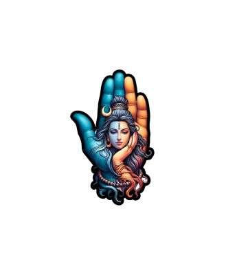 Shiv Shakti Wooden Fridge Magnet Devotional Gift and Decorations  Ardhanariwara The Lord Shiva Fridge Magnet  Home & Office Decor  Religious Gift Items