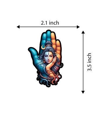 Shiv Shakti Wooden Fridge Magnet Devotional Gift and Decorations  Ardhanariwara The Lord Shiva Fridge Magnet  Home & Office Decor  Religious Gift Items