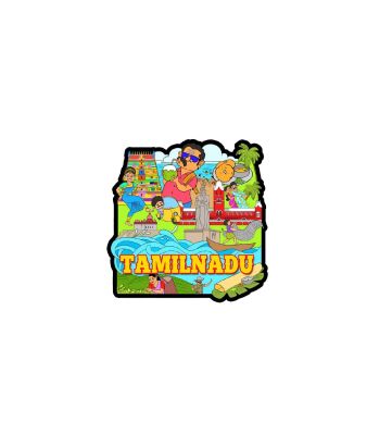 Wooden Tamilnadu Fridge Magnet Home Decoration Kitchen Decor Accessories Indian Souvenir Fridge Magnet  Refrigerator Door Magnetic Stickers