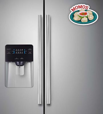 Fast Food Fridge Magnets for Refrigerator Stylish Decor  Home, Kitchen and Office Decoration  Best Souvenir Gift (Momos)