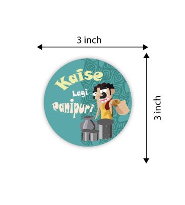 Fast Food Fridge Magnet for Home and Kitchen Decoration  Fridge Magnets for Refrigerator  Best Souvenir Gift (Kesi Lagi Panipuri)