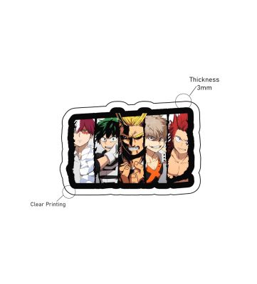 Fridge Magnet for Refrigerator  Decorative Magnet for Almirah, Washing Machine  Refrigerator Stylish for Home, Kitchen and Office Decoration  Magnet Stickers (Anime)