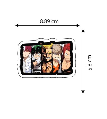 Fridge Magnet for Refrigerator  Decorative Magnet for Almirah, Washing Machine  Refrigerator Stylish for Home, Kitchen and Office Decoration  Magnet Stickers (Anime)