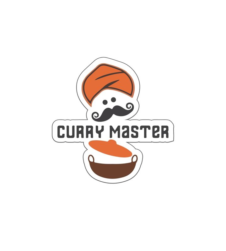 Fridge Magnet for Refrigerator  Decorative Magnet for Almirah, Washing Machine  Refrigerator Stylish for Home, Kitchen and Office Decoration  Magnet Stickers (Curry Master)