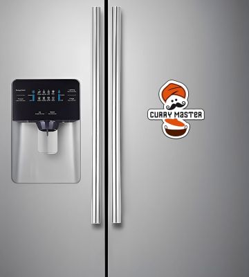 Fridge Magnet for Refrigerator  Decorative Magnet for Almirah, Washing Machine  Refrigerator Stylish for Home, Kitchen and Office Decoration  Magnet Stickers (Curry Master)