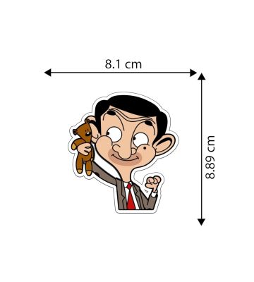 Fridge Magnet for Refrigerator  Decorative Magnet for Almirah, Washing Machine  Refrigerator Stylish for Home, Kitchen and Office Decoration  Magnet Stickers (Mr. Bean Magnet)