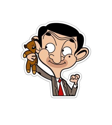 Fridge Magnet for Refrigerator  Decorative Magnet for Almirah, Washing Machine  Refrigerator Stylish for Home, Kitchen and Office Decoration  Magnet Stickers (Mr. Bean Magnet)