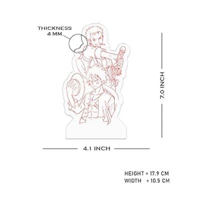 3D Illusion Monkey D Luffy & Zoro Manga Anime Night Lamp with 7 Color Changing Light  Anime Home Decor Light  Anime Action Figure Light