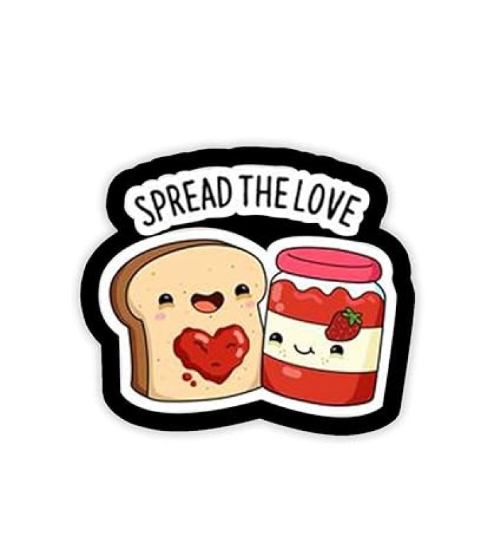 Spread The Love Fridge Magnet for Refrigerator Door Decor Items  Home Decor Item  Kitchen Decor Item  Breakfast Fridge Magnet