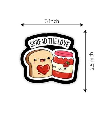 Spread The Love Fridge Magnet for Refrigerator Door Decor Items  Home Decor Item  Kitchen Decor Item  Breakfast Fridge Magnet
