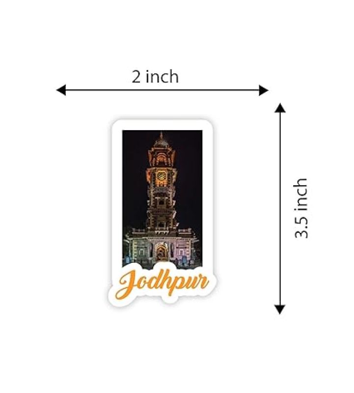 Rajasthan Theme Fridge Magnet  Indian Souvenir Gifts  Magnets for Kitchen & Home Décor  Refrigerator Magnet Sticker  Magnet for Fridge Decoration (Jodhpur)