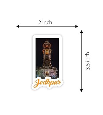 Rajasthan Theme Fridge Magnet  Indian Souvenir Gifts  Magnets for Kitchen & Home Décor  Refrigerator Magnet Sticker  Magnet for Fridge Decoration (Jodhpur)