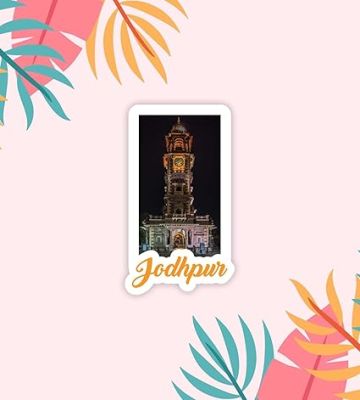 Rajasthan Theme Fridge Magnet  Indian Souvenir Gifts  Magnets for Kitchen & Home Décor  Refrigerator Magnet Sticker  Magnet for Fridge Decoration (Jodhpur)